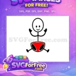 Free Quote Family Free Red Silhouette Underwear Free SVG - Instant Download
