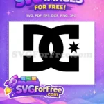 Free Iconic Black Logo Free Stylized Star Design Famous Brands Free SVG - Instant Download