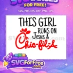 Free Faithful Girl Free Chicken Logo Brand Design Free SVG - Instant Download