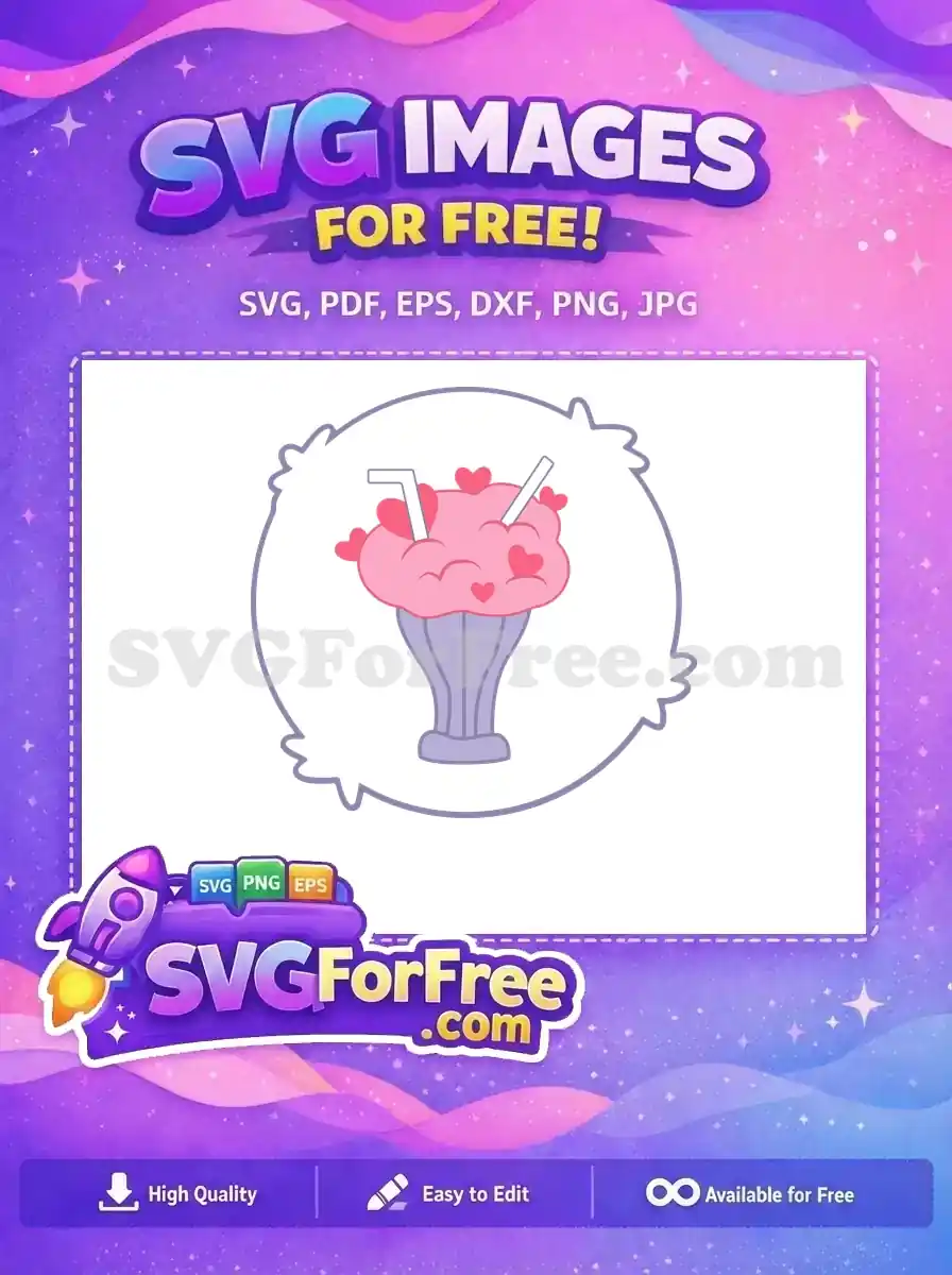 Free Milkshake Hearts Free Pink Cloud My Little Pony Free SVG
