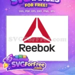 Free Red Delta Logo Free Black Reebok Text Reebok Brand Free SVG - Instant Download