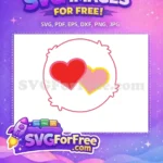 Free Red Heart Free Pink Heart CareBears Free SVG - Instant Download