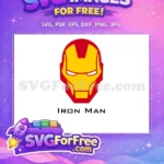 Free Gold Mask Free Red Outline Iron Man Free SVG 1 - Instant Download