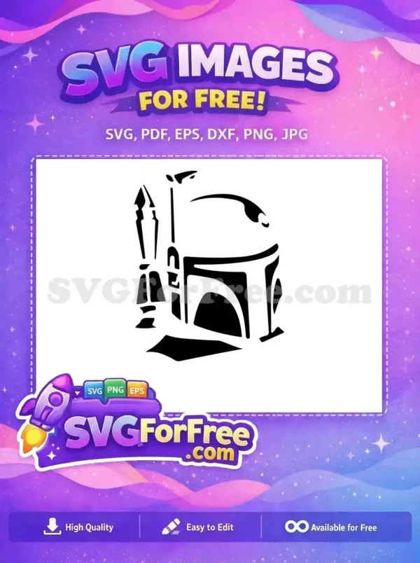 Free Helmet Silhouette Free Mandalorian Armor Star Wars Free SVG Free Helmet Silhouette Free Mandalorian Armor Star Wars Free SVG