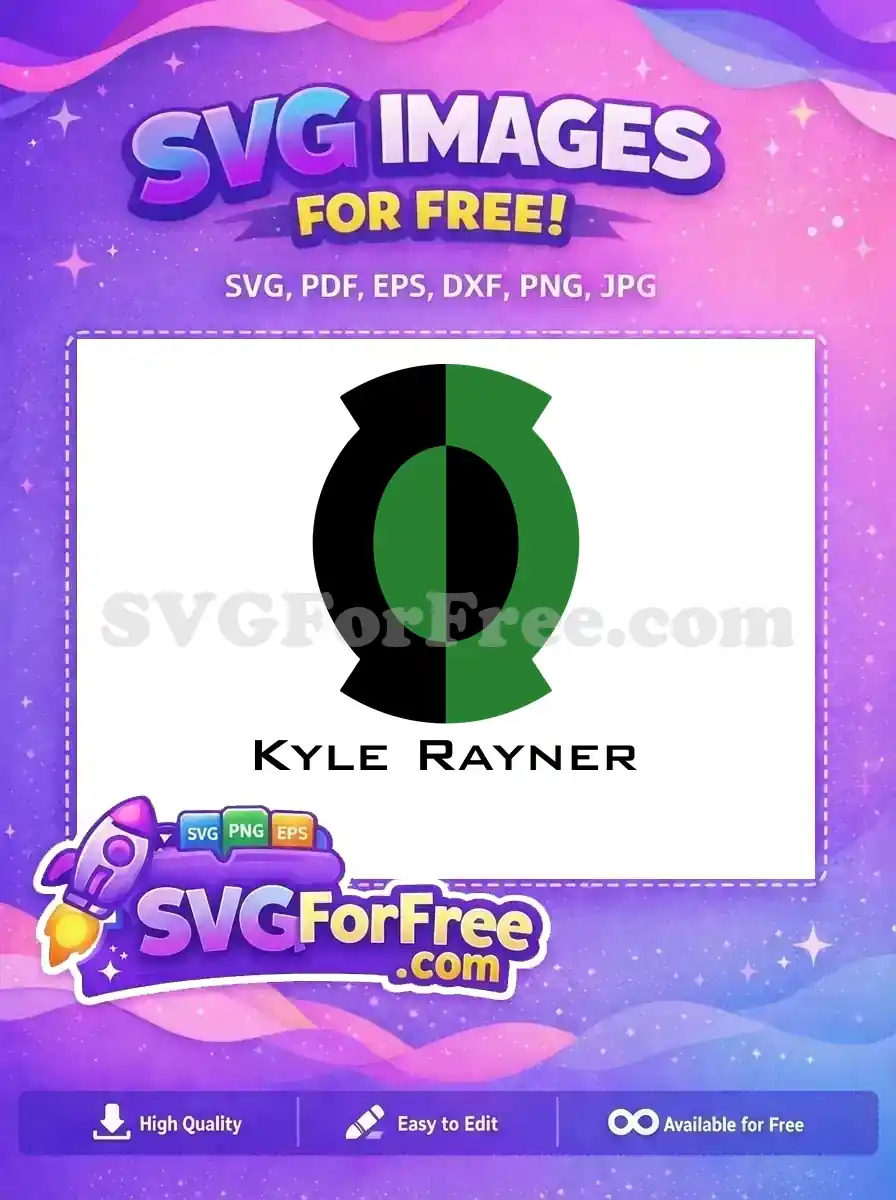Free Green Black Lantern Free Kyle Rayner DC Free SVG