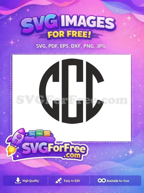 Free Dark Iconic Free CCC Monogram Godfather Film Free SVG