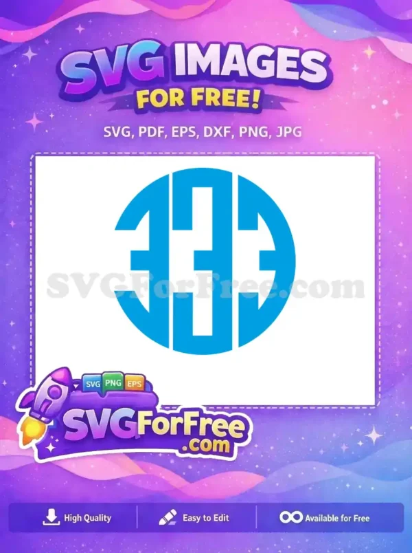 Free Monogram Style Free Initial Logo Number 1 Free SVG Free Monogram Style Free Initial Logo Number 1 Free SVG