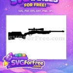 Free Sniper Rifle Free Scope Attachment Movies Free SVG - Instant Download