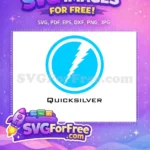 Free Cyan Circle Free Lightning Quicksilver X-Men Free SVG - Instant Download