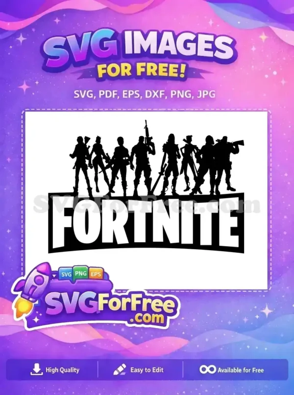 Free Fortnite warriors Free weapon silhouettes Fortnite Game Free SVG