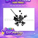 Free Cheerful Darth Vader Free Peace Sign Hearts Star Wars Free SVG - Instant Download