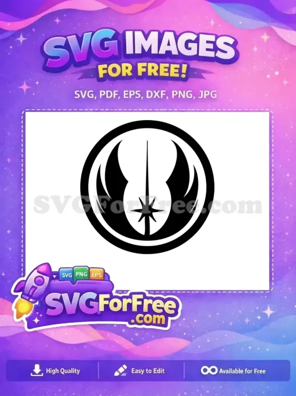 Free Jedi Order Free Lightsaber Symbol Star Wars Free SVG Free Jedi Order Free Lightsaber Symbol Star Wars Free SVG