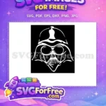 Free White Vader Helmet Free Dark Lord Mask Star Wars Free SVG - Instant Download