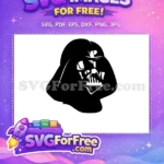 Free Darth Vader Mask Free Dark Helmet Starwars Free SVG - Instant Download