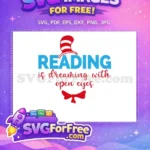 Free Cat In The Hat Free Reading Quote Dr Seuss Free SVG - Instant Download