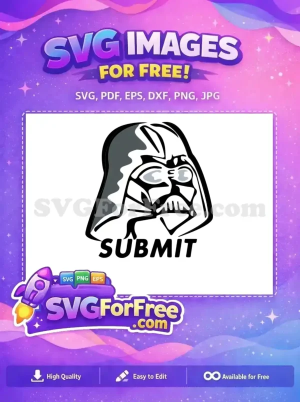 Free Black Mask Free Submit Text Star Wars Vader Free SVG