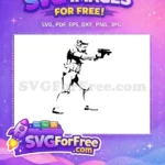 Free Shadow Silhouette Free Minimalist One Free SVG - Instant Download