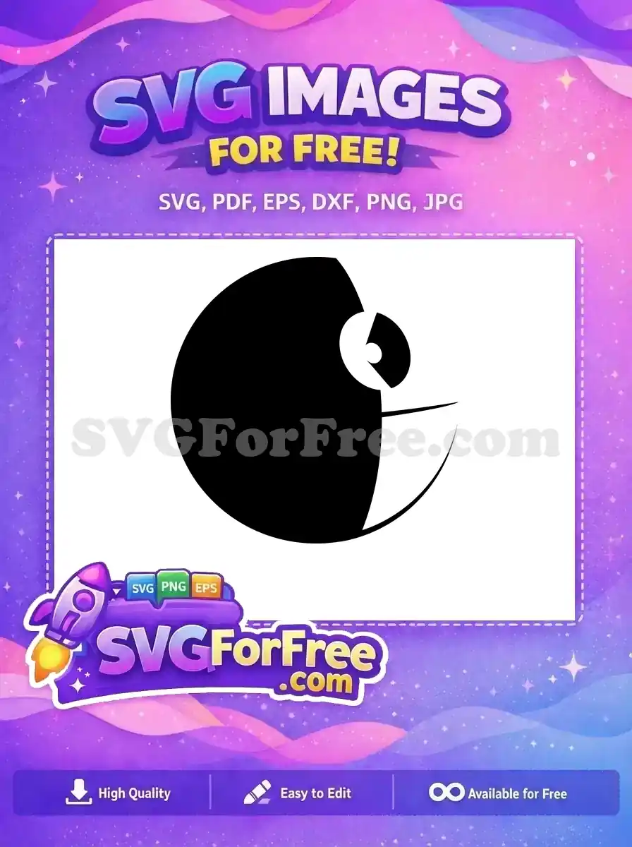 Free Monochrome Outline Free SciFi Icon Star Wars Death Star Free SVG