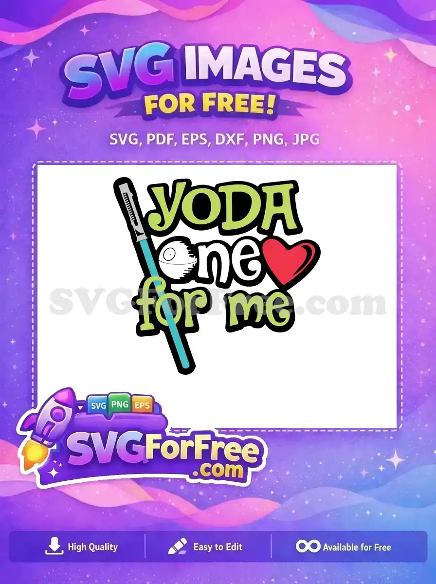 Free Yoda Love Free Lightsaber Death Star Wars Free SVG