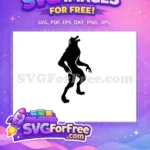 Free Howling Beast Free Dark Silhouette Teen Wolf Free SVG - Instant Download