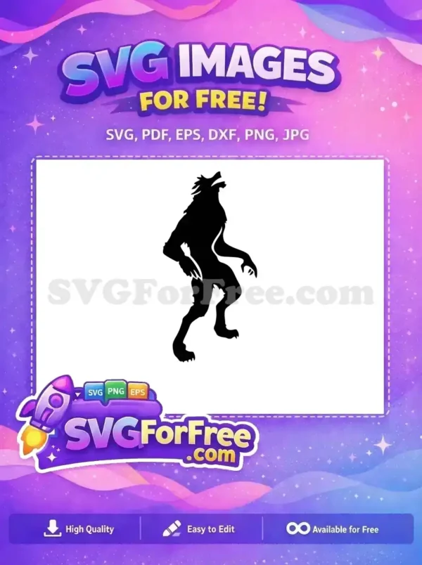 Free Howling Beast Free Dark Silhouette Teen Wolf Free SVG