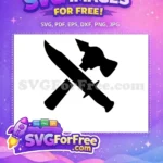 Free Knife Detail Free Hammer Detail Friday Free SVG - Instant Download