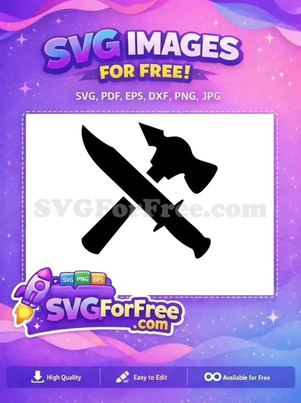 Free Knife Detail Free Hammer Detail Friday Free SVG