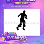 Free Muscular Runner Free Dynamic Black Fortnite Battle Royale Free SVG - Instant Download