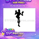 Free Silhouette Dab Dance Free Fortnite Pose Game Free SVG - Instant Download