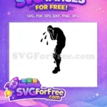 Free Crying Black Silhouette Free Tear Drops Peter Parker Spider-Man Free SVG - Instant Download