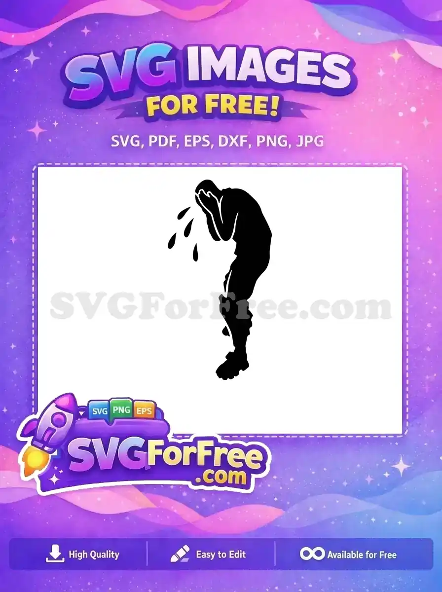 Free Crying Black Silhouette Free Tear Drops Peter Parker Spider-Man Free SVG