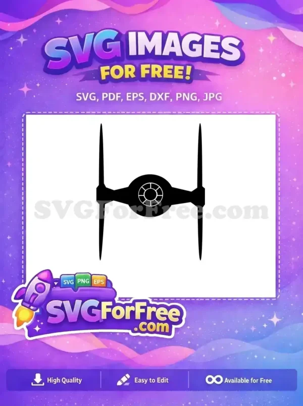 Free TIE Fighter Free Imperial Ship Star Wars Free SVG Free TIE Fighter Free Imperial Ship Star Wars Free SVG