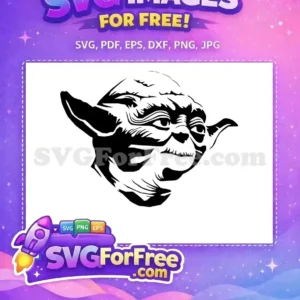 Free Black Yoda Free Wrinkled Face Star Wars Free SVG Free Black Yoda Free Wrinkled Face Star Wars Free SVG