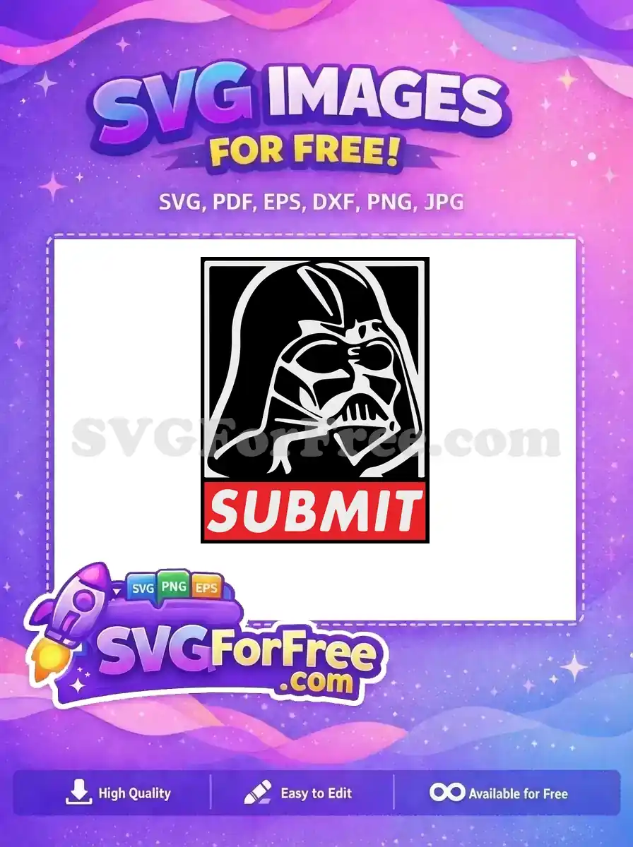 Free Black Vader Free Red Submit Star Wars Free SVG