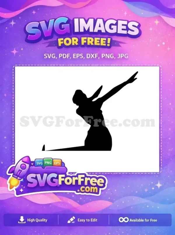 Free Black Silhouette Dabbing Free One Movie Character Free SVG Free Black Silhouette Dabbing Free One Movie Character Free SVG