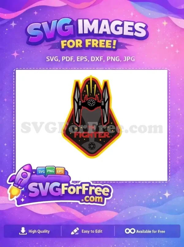 Free Detailed Wings Free Imperial Logo Star Wars Free SVG 1