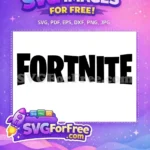 Free Black Letters Free Fortnite Logo Vector Free SVG - Instant Download