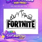 Free Stylized Game Landscape Free Iconic Gaming Title Fortnite Free SVG - Instant Download
