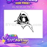 Free Hooded Villain Free Masked Character Star Wars Free SVG - Instant Download
