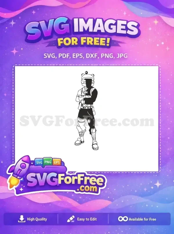 Free confident Durrr Burger Free tactical outfit Fortnite Battle Royale Free SVG
