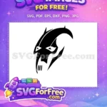 Free Black Free Head Star Wars General Grievous Free SVG - Instant Download