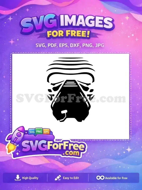Free Kylo Ren Free Black Helmet Star Wars Free SVG Free Kylo Ren Free Black Helmet Star Wars Free SVG