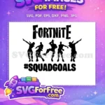 Free Dancing Silhouettes Free Squad Goals Fortnite Free SVG 1 - Instant Download
