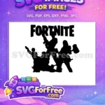 Free Gaming Characters with Weapons Free Dynamic Battle Poses Fortnite Free SVG - Instant Download
