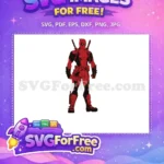 Free Red Suit Free Swords Deadpool Movie Free SVG 1 - Instant Download