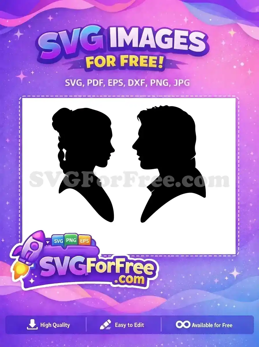 Free Leia Buns Free Han Solo Star Wars Couple Free SVG