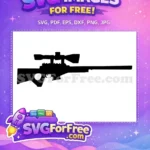 Free Black Sniper Free Rifle Games Counter-Strike Free SVG - Instant Download