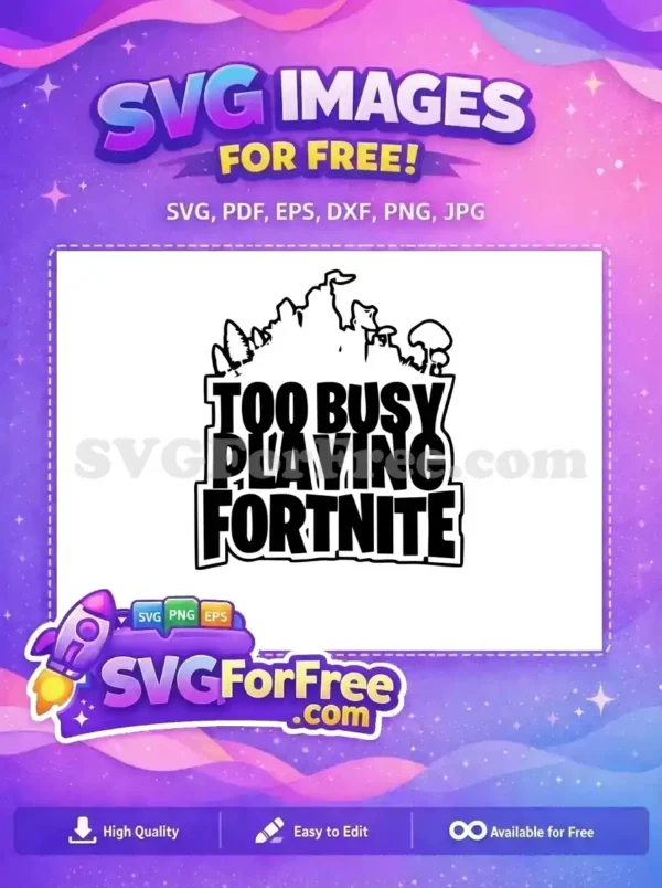 Free Gaming Quote Outline Free Fortnite Landscape Design Fortnite Free SVG