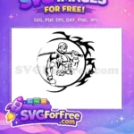 Free Deadpool Katana Free Monochrome Tribal Marvel Free SVG - Instant Download