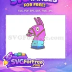 Free Pink Llama Free Fringe Colors Fortnite Free SVG - Instant Download